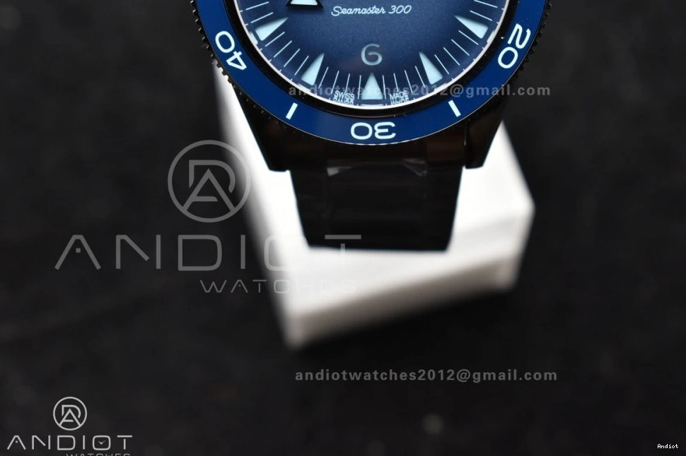 SS Heritage Super on 300 A8912 1:1 Clone Seamaster Edition Blue Best Bracelet Dial VSF 0102